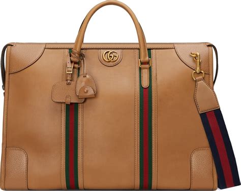 Gucci Bauletto Large Duffle Bag Travel Bag 